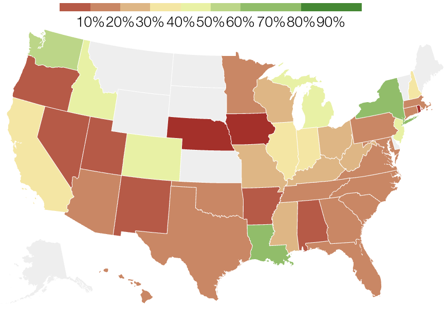 Percent of physicians who believe their region is at or has passed the peak of the outbreak, wave 4